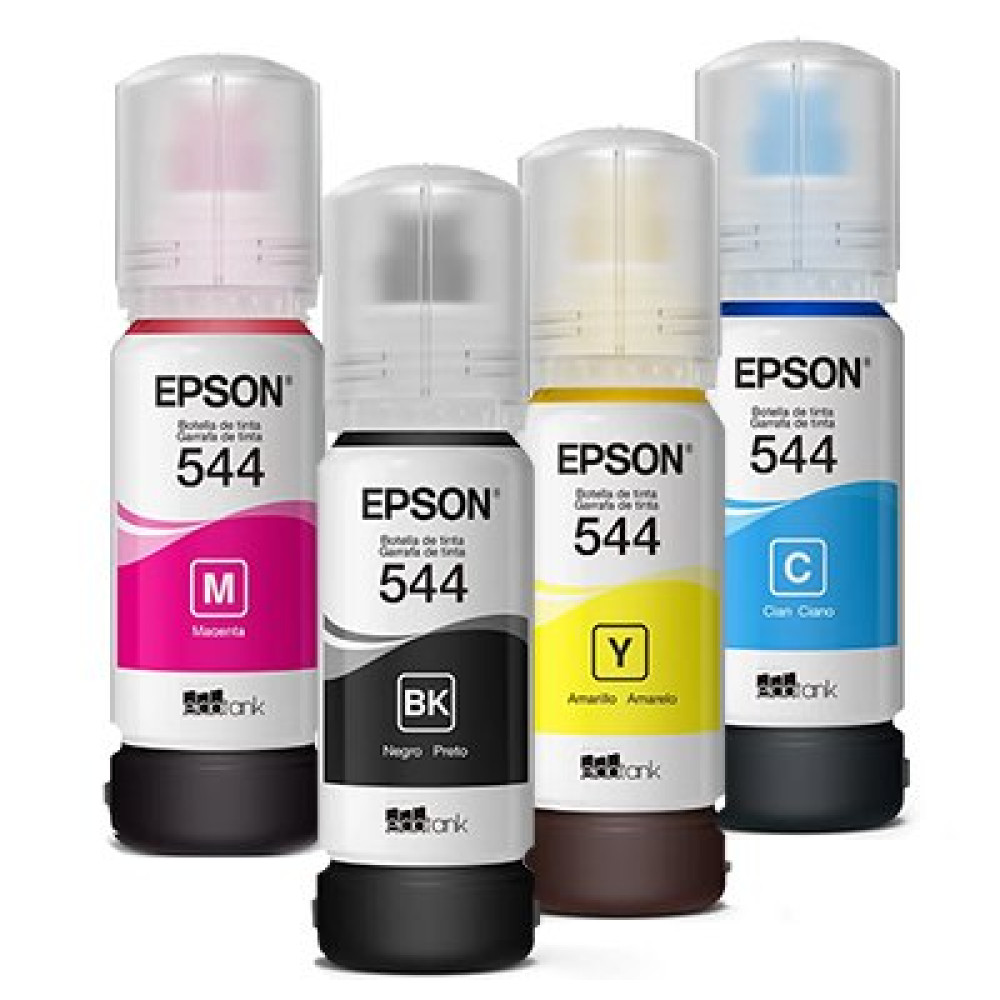 Kit Refil Epson T Ml Cada Preto Ciano Magenta Amarelo Original